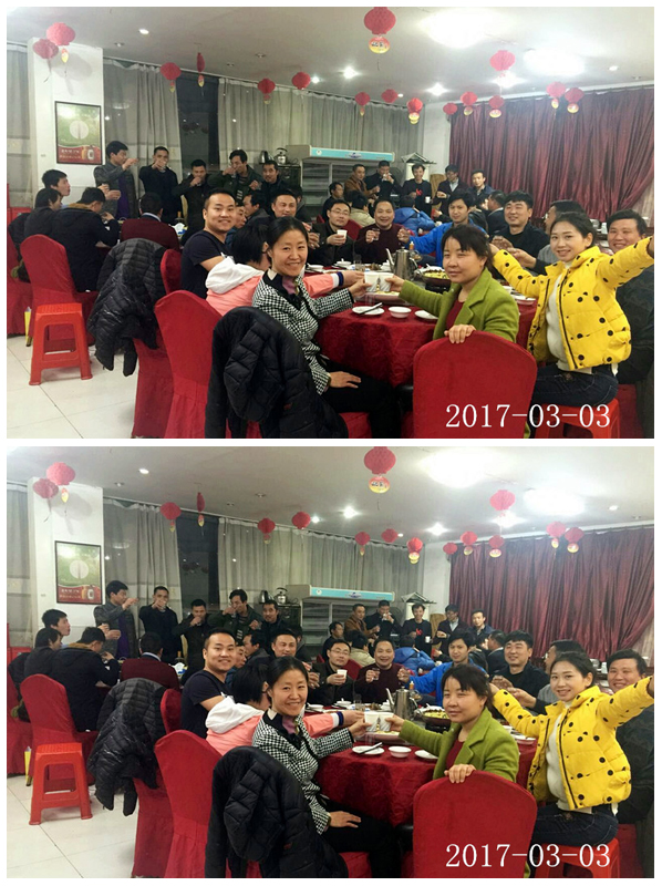 2017年3月3日合肥立新食用菌培训基地学员小聚餐